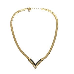 SOLD ♡ Christian Dior Vintage 1980’s Art Deco style necklace
